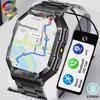 Relógio Inteligente Militar à Prova d'Água Homens Esportes ao Ar Livre Rastreador de Fitness Bússola de Saúde Monitor Chamada Smartwatch à Prova d'Água 2025 Novo