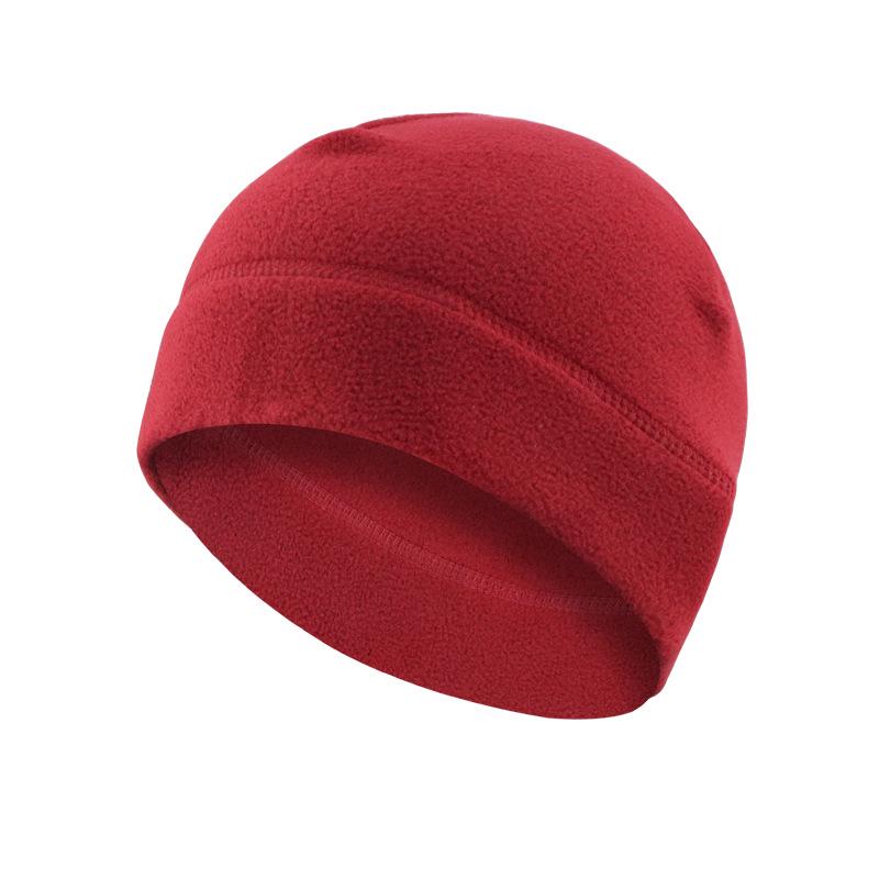 Winter Warm Fleece Beanie for Mountain Climbing, Cycling, Running & Skiing - Windproof Sports Hat