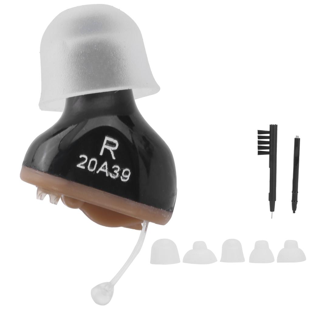 20B Dyp Ørekanal Høreapparat Lydforsterker Hjelp Mini Kompakt for Døvhet Eldre Høyre Øre