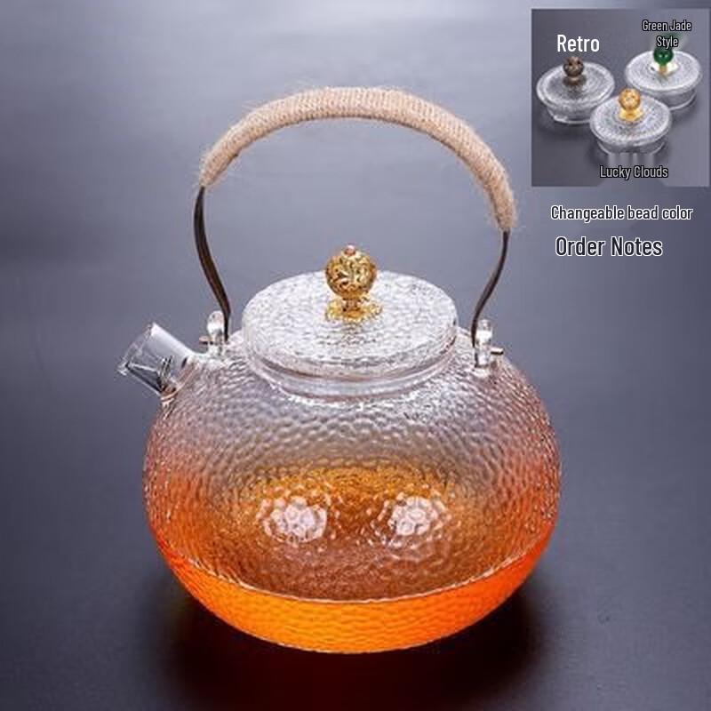 Chaxun Hammered Glass Teapot
