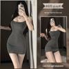 Xianyi Pure Desire Lace Splice Sexy Bodycon Sling Dress - Solid Color Sleepwear 689