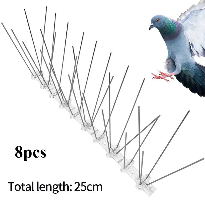 25/36/43cm Bird Repeller Spikes Outdoor Anti Pigeons Balconies Bird Deterrent Spike Garden Protection Windowsill Birds Spikes