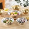 Stainless Steels Bowl Antiscalding Mixing Salad Bowl Noodles Pot Kitchen Serving Bowl for Restaurant Home Part Enduring
