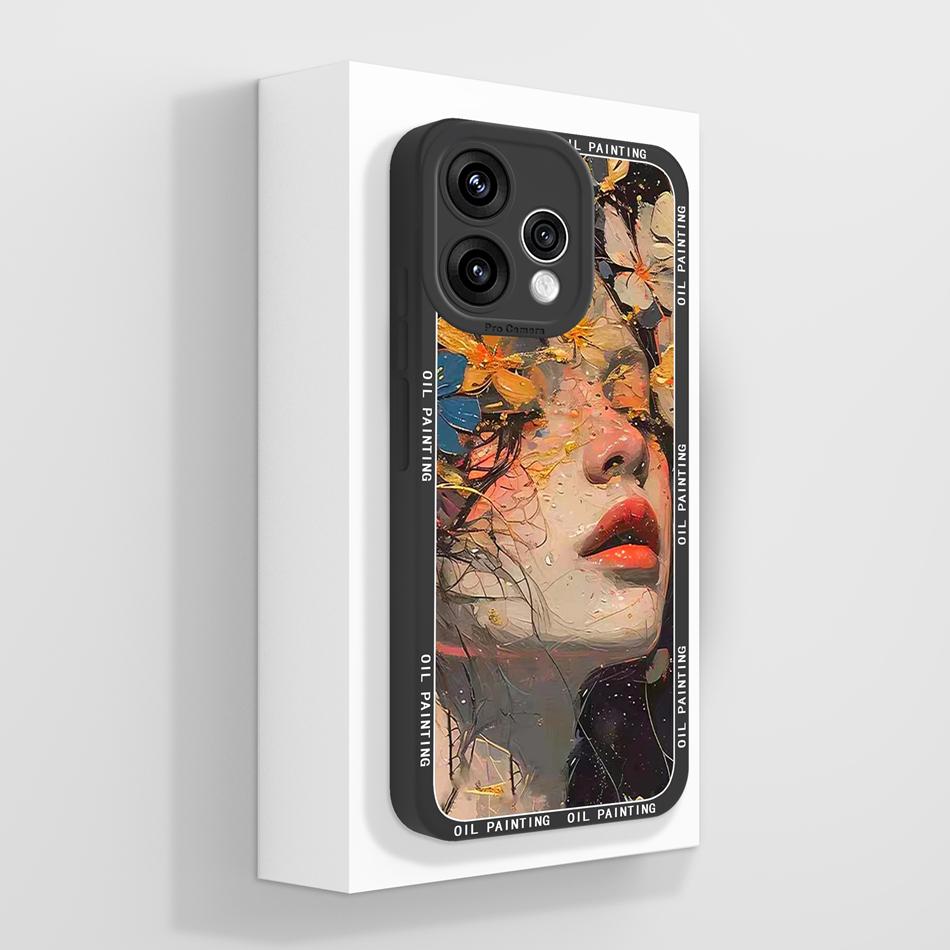 Case For Oppo Reno 15 Pro Mini 15F 15C 5G Lovely Cartoon Patterns Phone Cover For Oppo Reno15 Soft Smooth Liquid Silicone Bumper