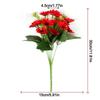 Fashion 20 Heads Artificial Flowers DIY Flower Silk Sunflowers Bouquets Multicolor Floral Arrangement Fake Flowers Party Decor
