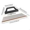 Car Tint Squeegee Comfortable Grip Flexible Stainless Steel Curved Easy To Use Convenient Film Scrap