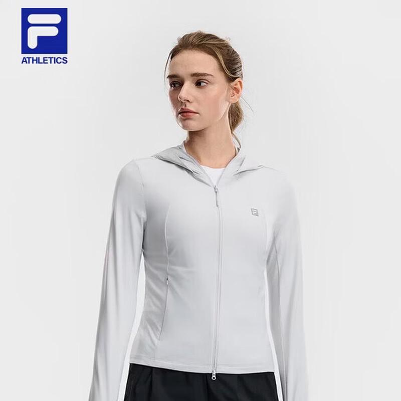 FILA Women s Cooling Sun Protection Hooded Knit Jacket S