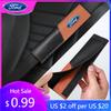 Car Sticker Ford 2pcs Carbon Fiber Leather Car Seat Belt Shoulder Cover Prevent Tightening For Ford ST FOCUS 2 3 Mondeo Fiesta K