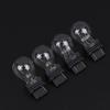 2Pcs 3156/3157 12V 21/5W Led Bulbs Clear Shell Tail Signal Light Bulbs Replacement Car Tail Brake Light Backup Reverse Lamp