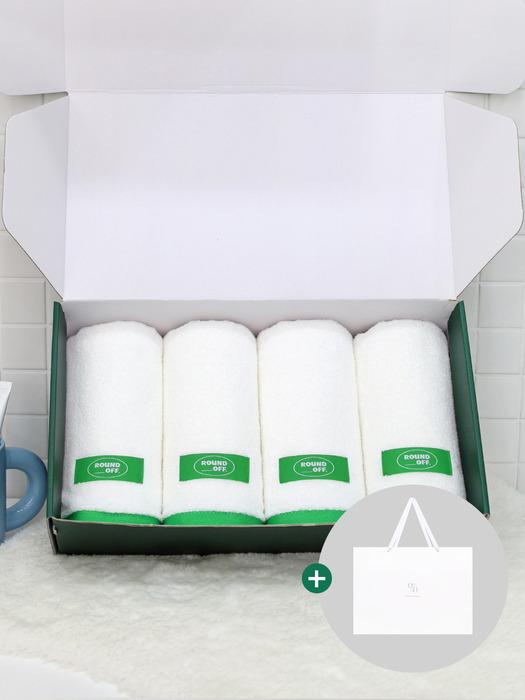 Songwol towel 1 percent melon 180g 30 count combed towel 4P melon