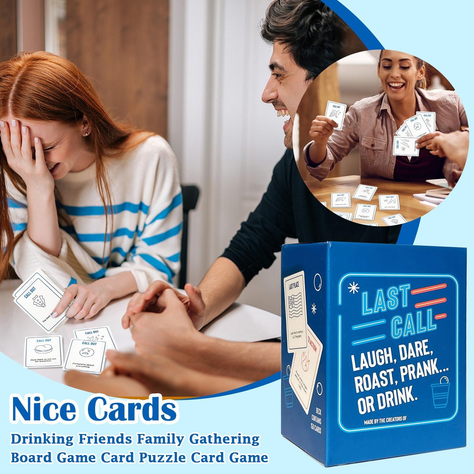 

Пьющие Друзья Семейные Посиделки Настольная Игра Карточная Головоломка Карточная Игра One Size синий