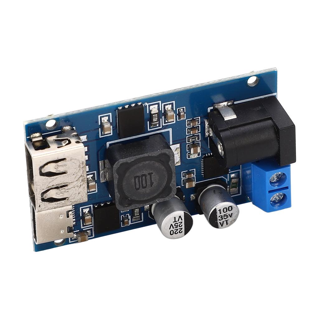 Buck Converter Module DC 8.2‑32V Input to DC 3‑20V Output QC 3.0 Quick Charging Board for Phone