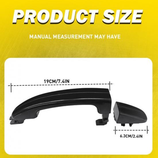Exterior Door Handle For 2014-2018 Ford Transit Connect Front/Rear RH Back Door