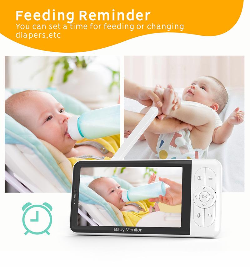 5" HD Wireless Baby Monitor with Tuya App