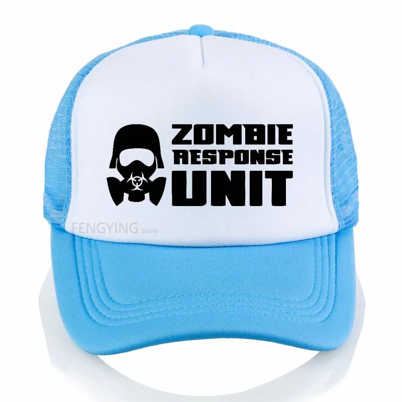 

ZOMBIE Response Unit baseball cap Unisex Women print mesh trucker hats summer adjustable Snapbacks hat