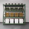 Nuan Zhi Yuan 4-Tier Assembled Metal Storage Rack