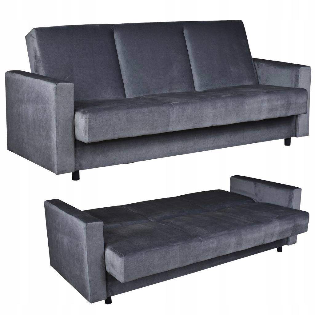 Sofa Sofa Alicja Sofa Bed Bonell Bed Family Furniture Graphite