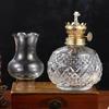 Glass Kerosene Lamp Vintage Oil Lantern with 3.5Mm Wick Perfect for Indoor and Outdoor Use 7 Inches Tall