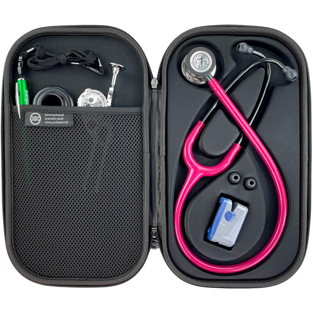 Littmann Case Stethoscope Case Semi-Hard [Raspberry Color]