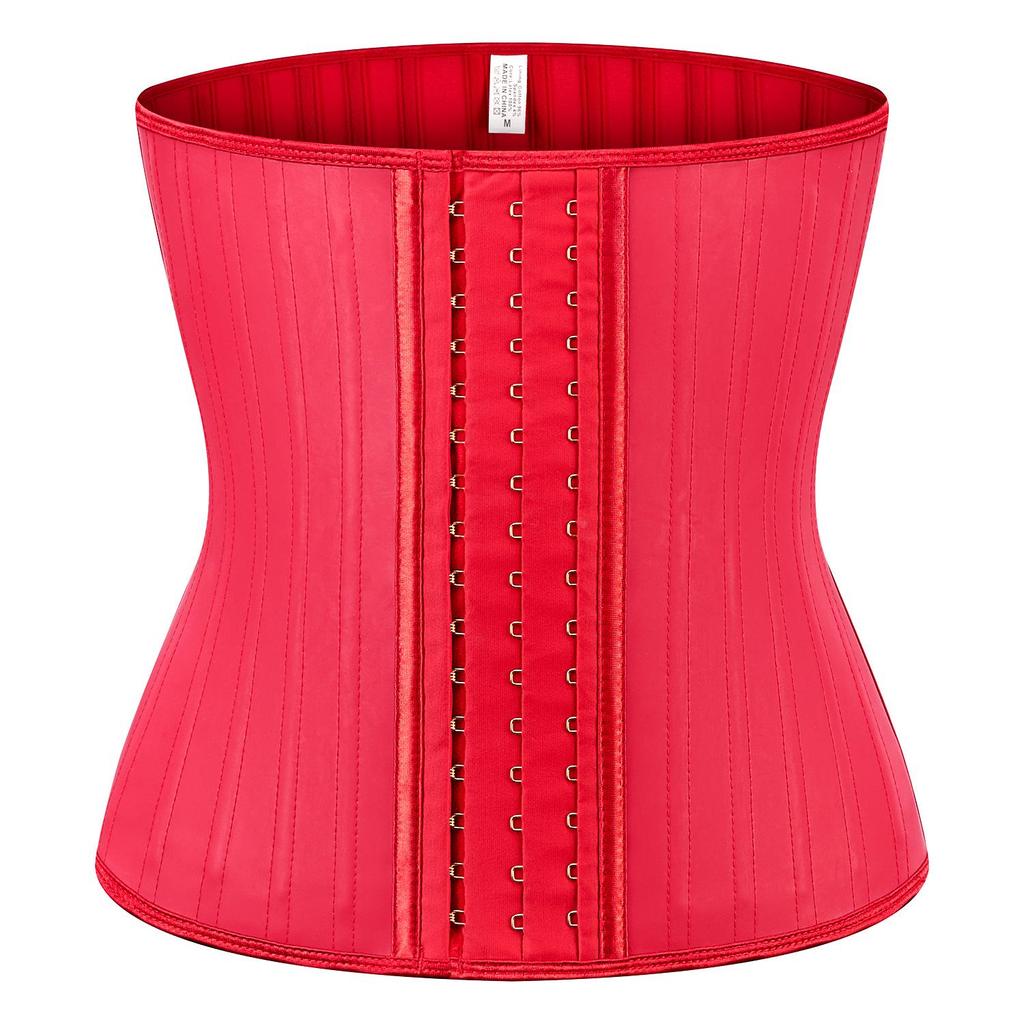 Latex Waist Trainer Corset with Tummy Control and 25 Steel Bones