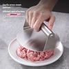 Stainless Steel Burger Press Smash Hamburger Patties Meat Masher Circular Mold for Deli Meats Kitchen Accessory