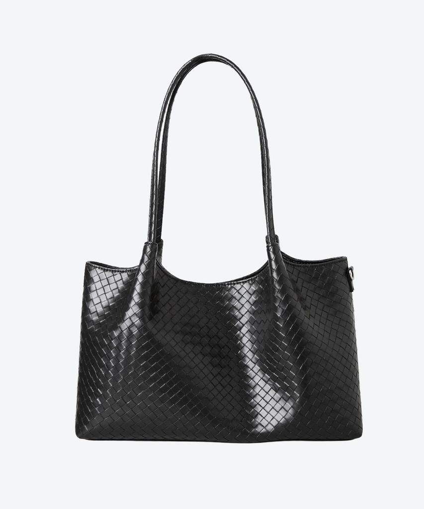 Shoopen Weaving Pintuck Low Medium Shoulder Bag Hpabggf703
