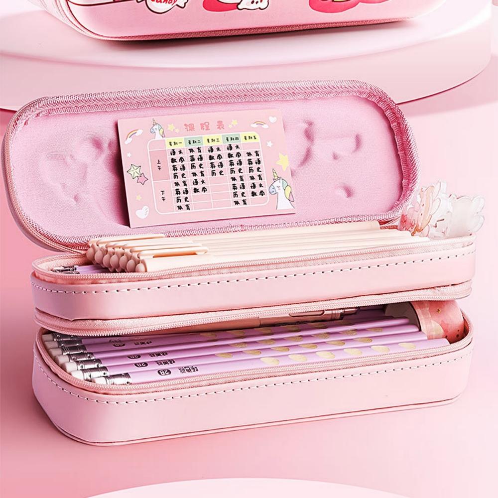 3D Kawaii pouzdro na tužky EVA Velkokapacitní Vodotěsné Lehké Pouzdro na tužky pro Studenta Školní potřeby Stacionární taška