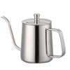 SOVIFKI Coffee Drip Pot with Scale Coffee Kettle 0.6L Stainless Steel Camping Kettle Narrow Mouth Coffee with Lid