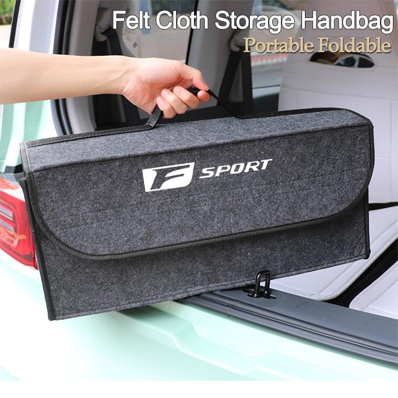 Auto Vilt Doek Opbergtas Opvouwbare Organizer Doos Kofferbak Gereedschapskist Voor Lexus FSPORT LBX NX RX 350h 450h ES UX 300e GS GX IS LS LX