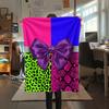 1Pc Butterfly Print Flannel Blanket, High quality Comfortable for All Seasons, Home Decor, Warmth and Comfort, Perfect for Christmas Gifts W111