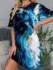 Women's Cat Print Dress