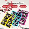 Intelligent Unlocking Ring and Buckle Set: Educational Toy for School Kids - 8-Piece Luban and Kongming Locks