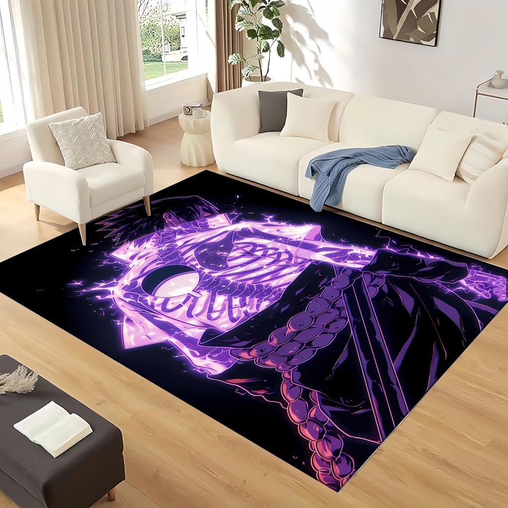 Anime 3D I-IItachii Cartoon Large Carpet Rug for Home Living Room Bedroom Sofa Doormat Decor,Area Rug Non-slip Floor Mat Gift