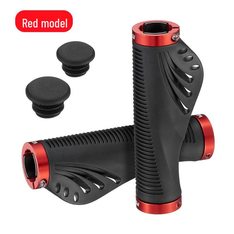 Bicycle Aluminum Alloy Rubber Lock-On Handlebar Grips