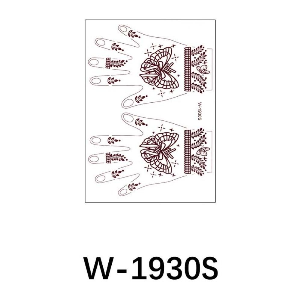 Flower Instant Decals Mehndi Designs Body Art Sticker Henna Tattoo Stickers  Summer Vacation