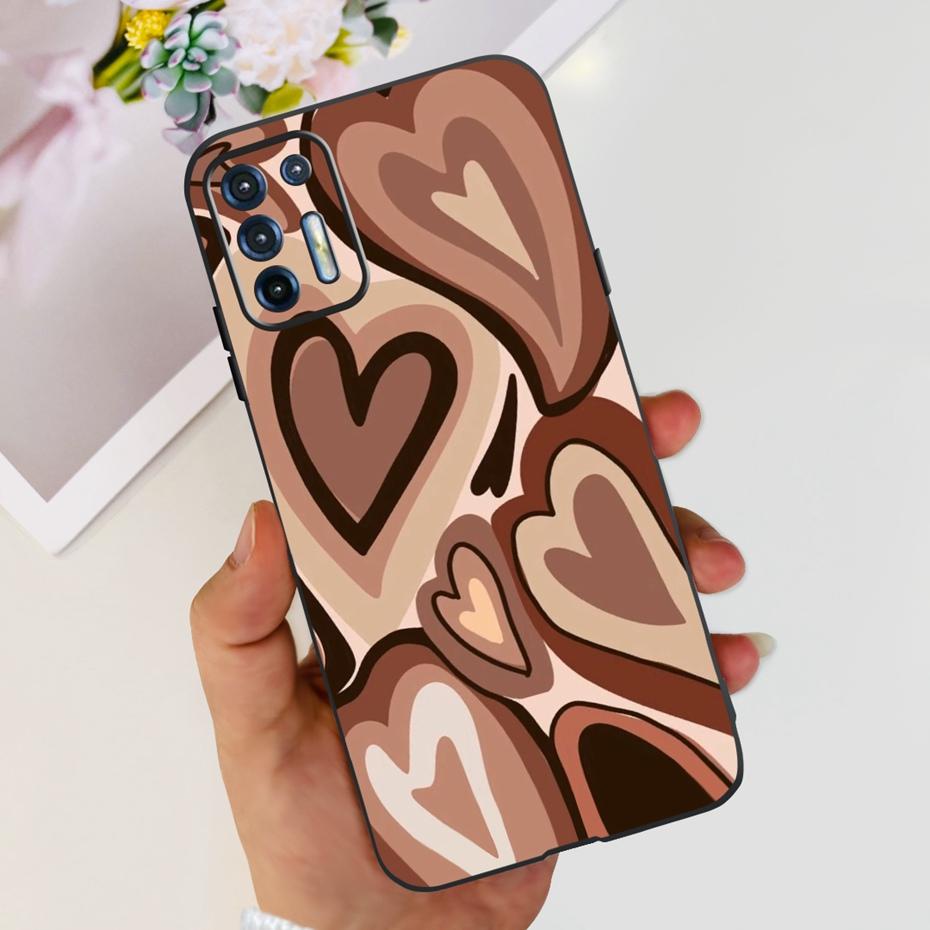 För Motorola Moto G9 Plus Fodral Mode Design Mjukt TPU-skydd För Motorola Moto G9 Power MOTO G9Plus Svart Silikonstötfångare