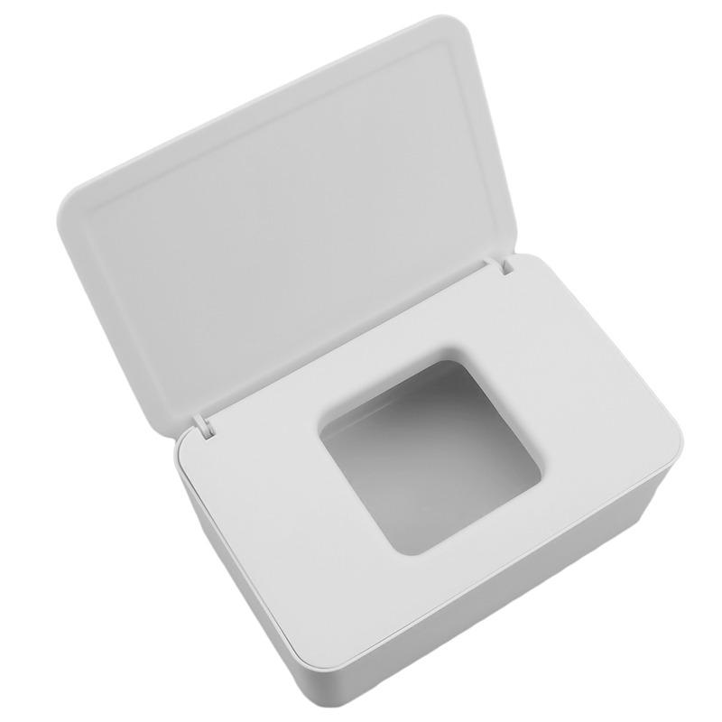 New Plastic Tissue Box Wet Tissue Holder Cover Wipes Paper Tissue Paper Storage Box Paper Towel Dispenser Home Napkin Organizer
