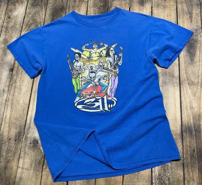 Vtg 311 Band Soundsystem Tour Cotton Blue All Size T Shirt For Men