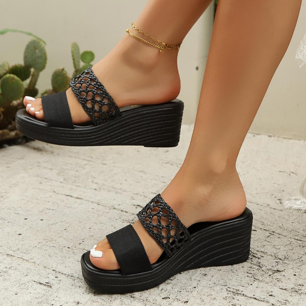 Summer Anti-slip Wedge Sandals Women New Summer Slippers Roman Sandals Bottom Casual Beach Shoes Women Sandals Women