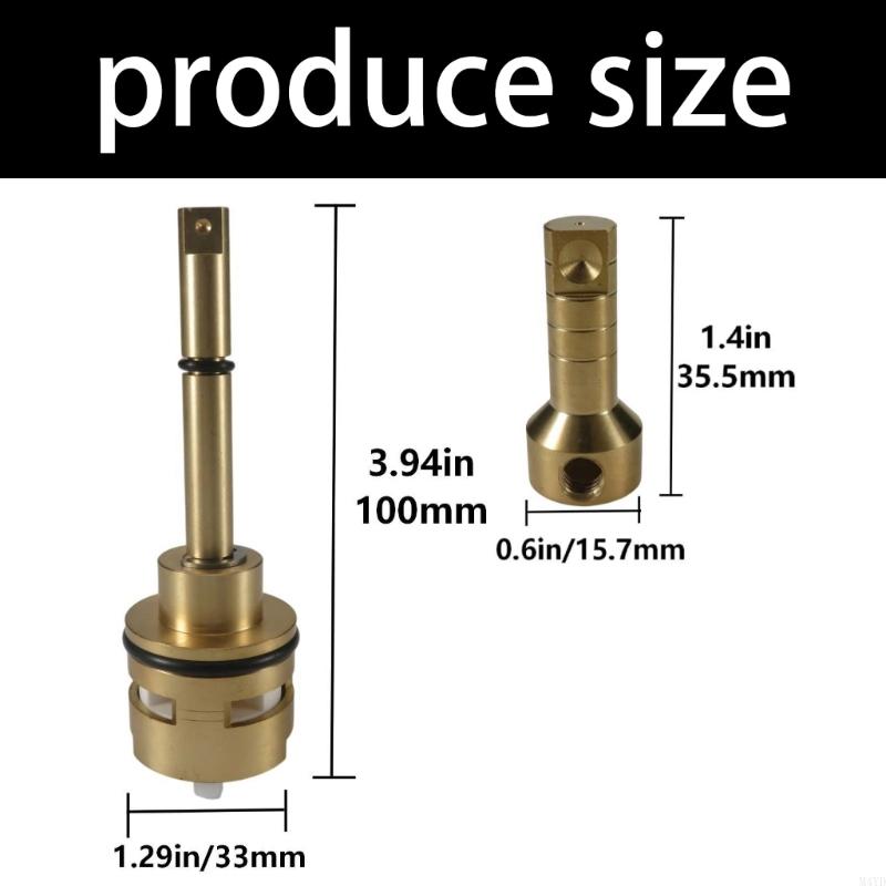 Leakproof Coppers Shower Diverter Valves Cores Diverter Valves Cartridges Simple Installation Steps Fit RP51919 RP7171 M4YD
