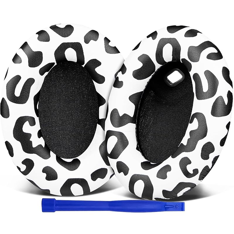 

SOULWIT ear pads ear cushion Replacement pad, Sony WH-1000XM4 (WH1000XM4) for headset headphone pad compatibility pad soft leather high density foam