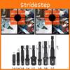 Versatile 8pc Impact Socket Adapter Kit For 1/4 Inch 3/8 Inch 1/2 Inch Drives