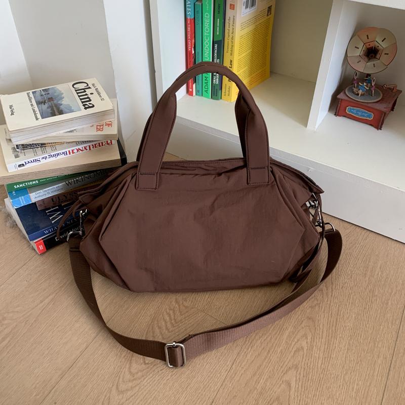 Torebka na ramię Damska torebka crossbody ze ściągaczem Jednokolorowa torba tote