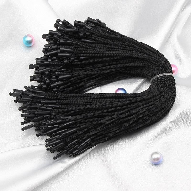 High-Grade Cotton Hang Tag String with Bullet Head Waxed Rope