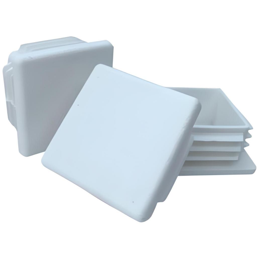 Internal cap for profile post roof 50X50 10PCS WHITE