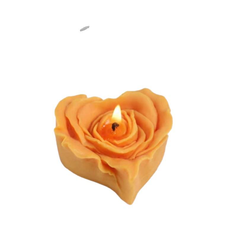 Heart-Shaped Silicone Mold for Candle, Ornament, Cake & Soap