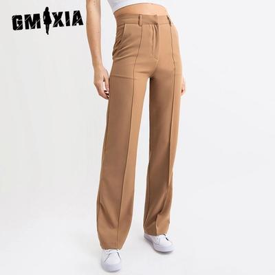 Pendler Business Casual Hosen Frühling Einfarbige Einfache Mode Gerade Hosen Weiter Hosen Anzug Hosen Schlanker Typ