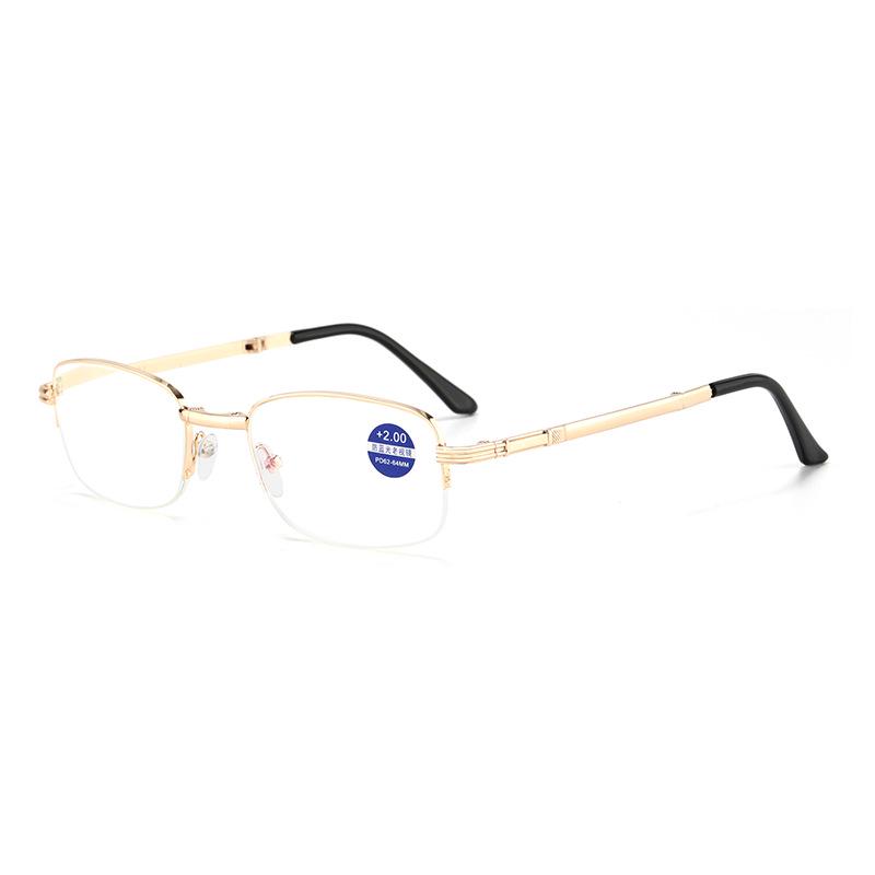 High-Definition Anti-Blue Light Bifocal Folding Reading Glasses for Elderly - Portable and Anti-Fatigue