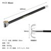 SANLIKE Windstorm Squid Gaff, Extendable, Ultra-Short Joint, One-Touch, for Eging Fishing, Black, 6M