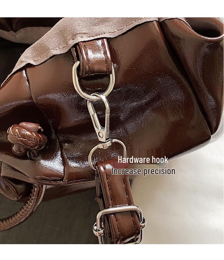 2025 Autumn French Pleated Cloud Bag: New Fashion Textured Casual Handbag & Crossbody